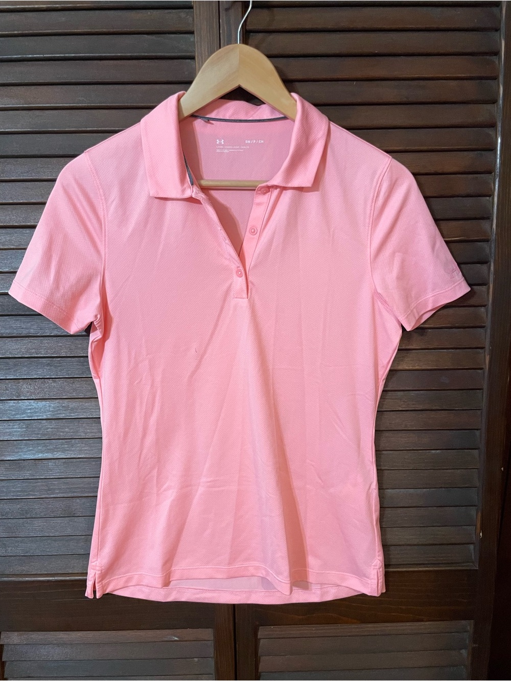 Women’s Under Armour Women's Pink Polo Top